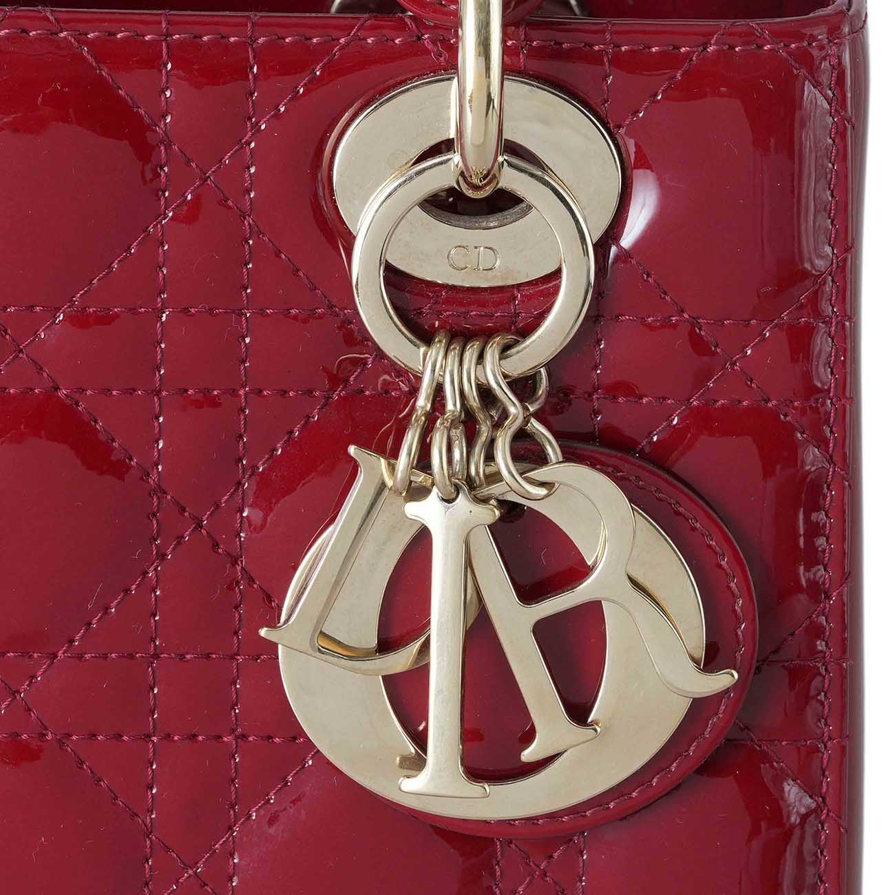 CHRISTIAN DIOR(USED)크리스찬디올 페이던트 레이디디올 스몰 백